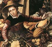 Pieter Aertsen The Vegetable Seller oil on canvas